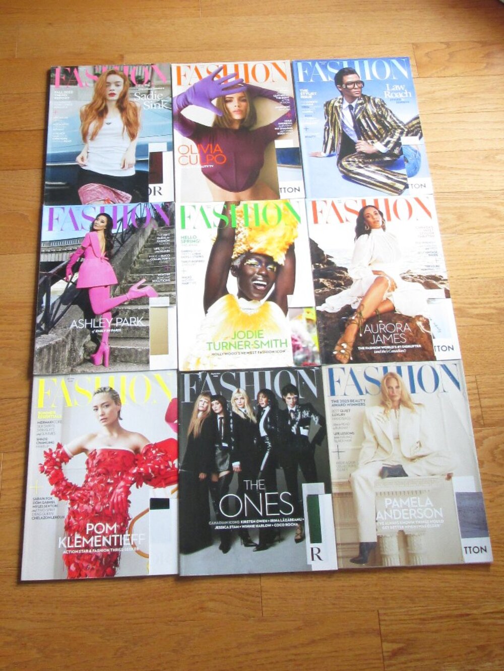Fashion magazine 9 issues - Sept, Oct, Nov 2022, Winter, March, April, Summer,